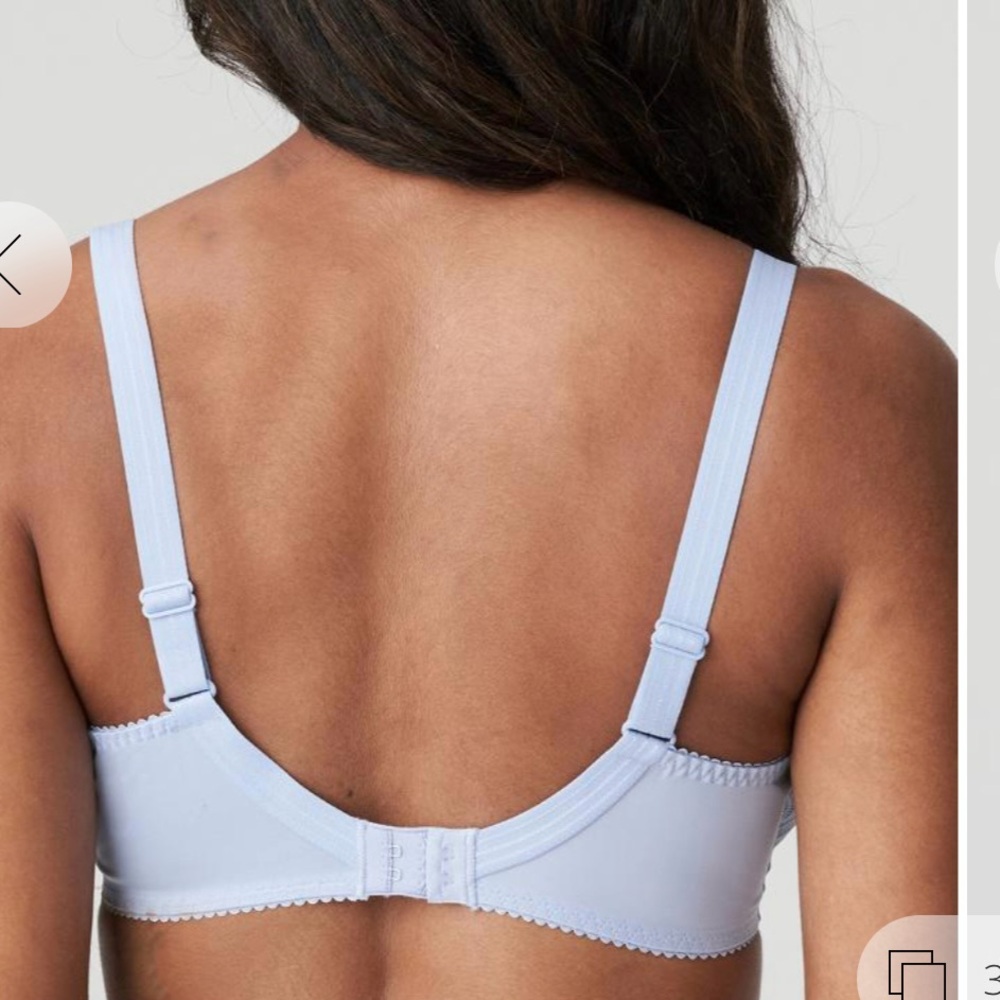 Prima Donna Soft Blue Unlined Underwire Lace Bra. Size 32E - Picture 3 of 11